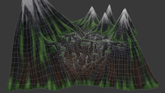 Badmist Mountain - Wireframe