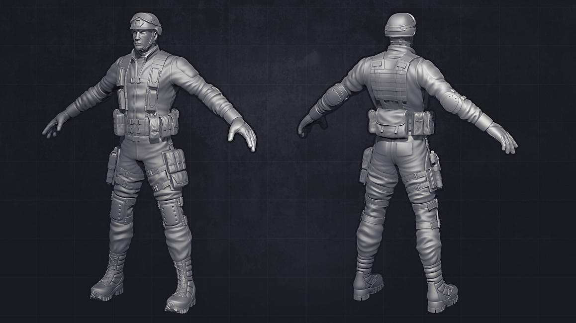 ZBrush Soldier